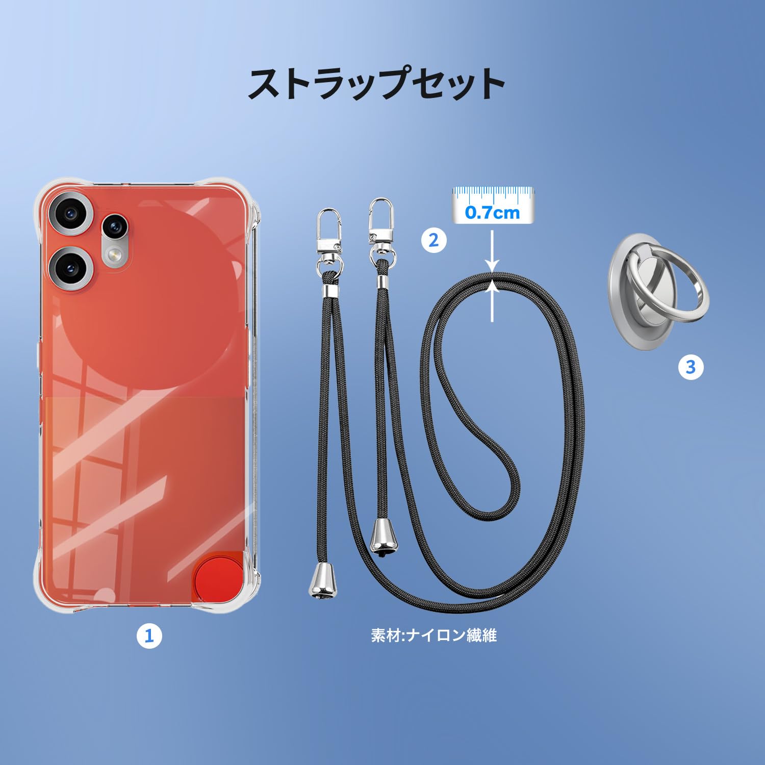 Amazon.co.jp: CMF Phone 2 Pro 5G 用 ケース 肩掛け スマホケース 斜